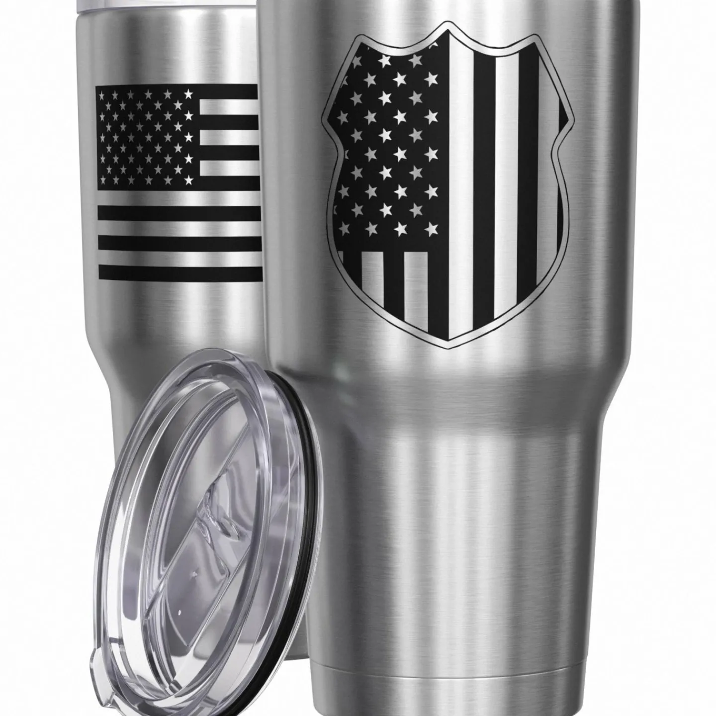 We The People Holsters Police Shield Stainless Steel Tumbler New