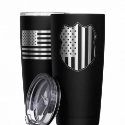 We The People Holsters Police Shield Stainless Steel Tumbler New