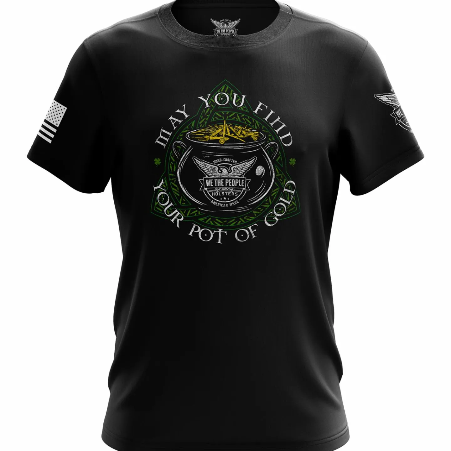 We The People Holsters Pot O' Gold Short Sleeve Shirt Black Outlet
