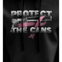 We The People Holsters Protect The Cans Hoodie Black Clearance
