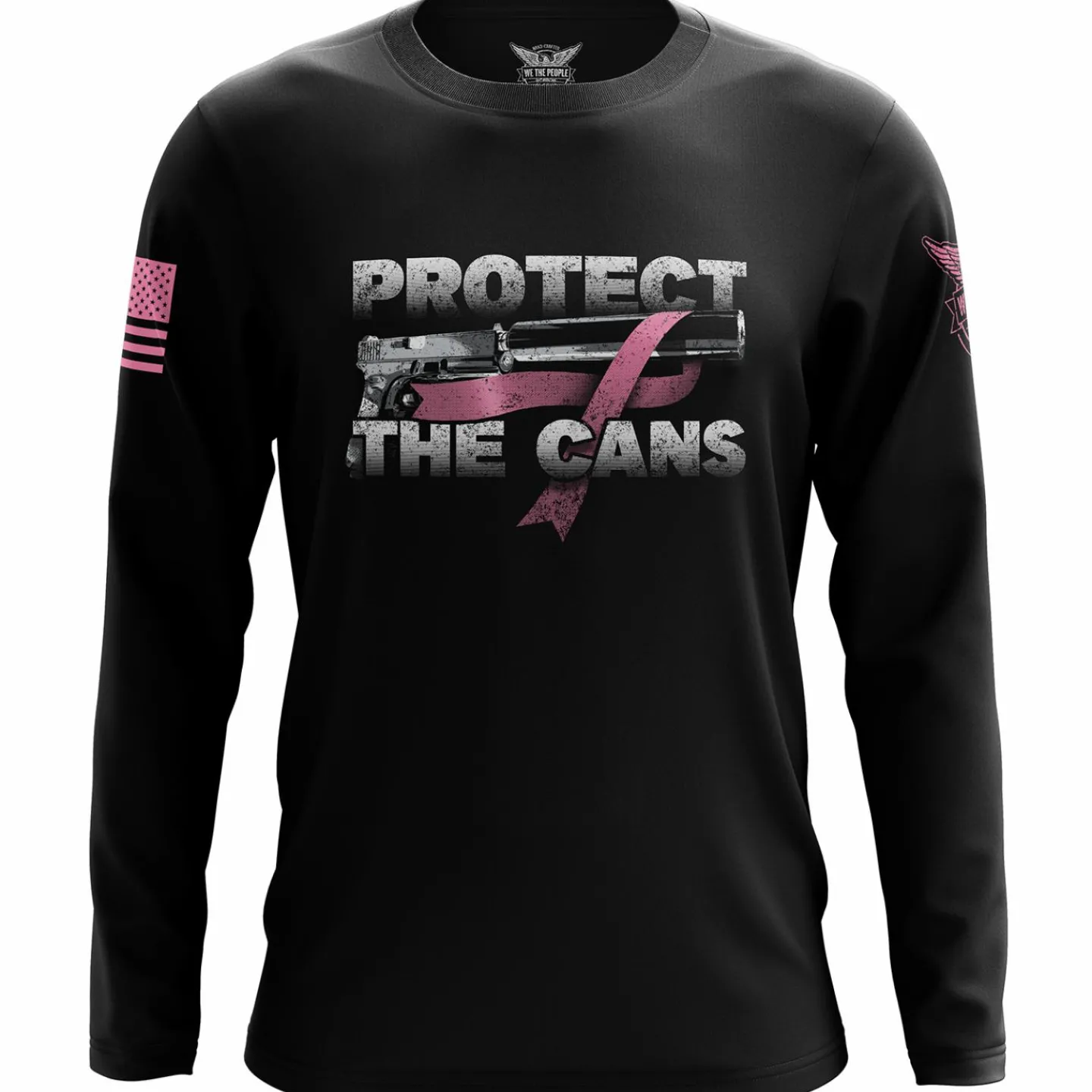 We The People Holsters Protect The Cans Long Sleeve Shirt Black Outlet