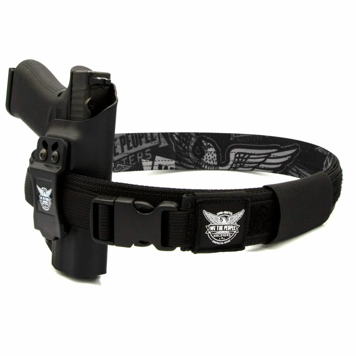 We The People Holsters Raven - Low Profile Gun Belt Black