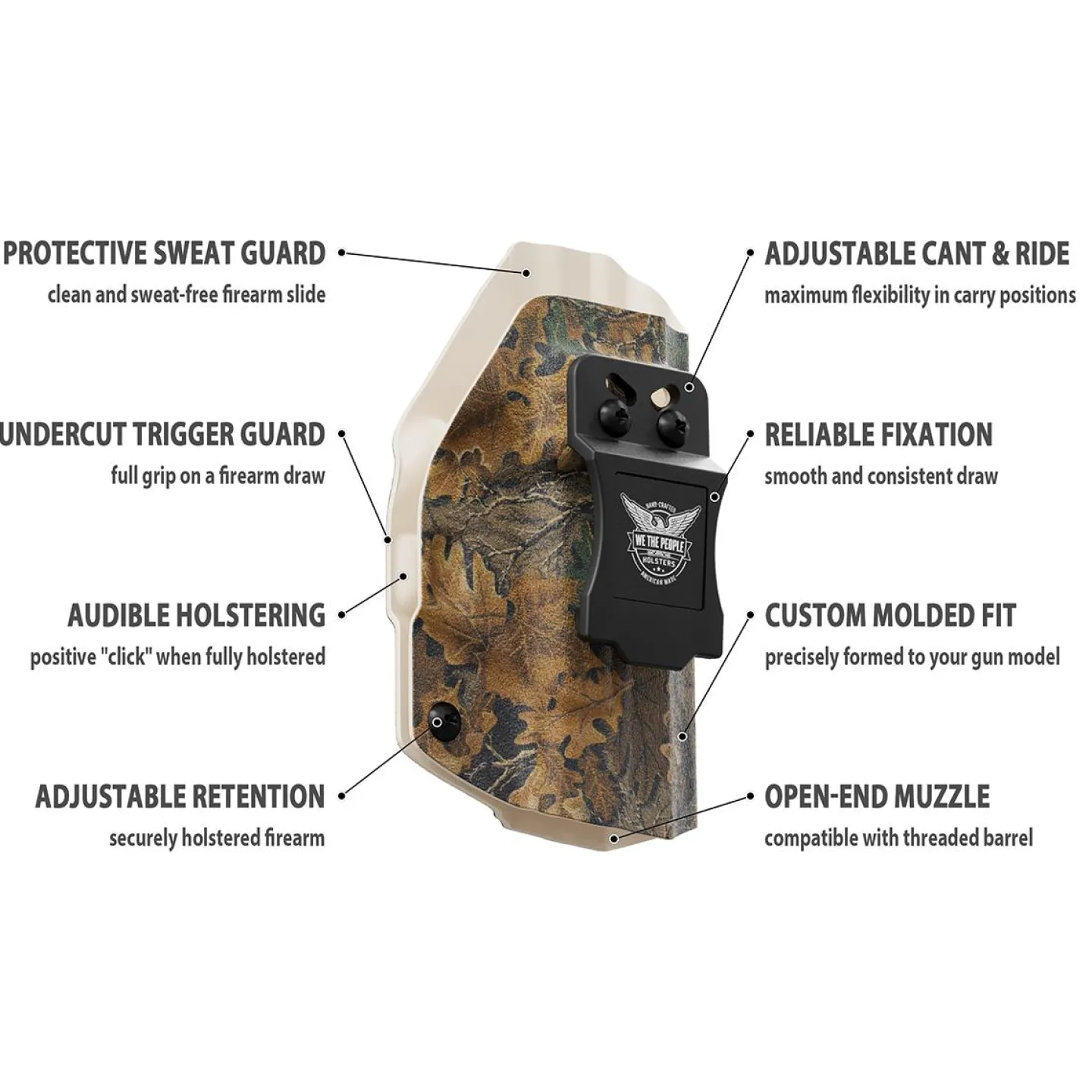 We The People Holsters Realtree Advantage Classic® Camo IWB Custom Printed Holster