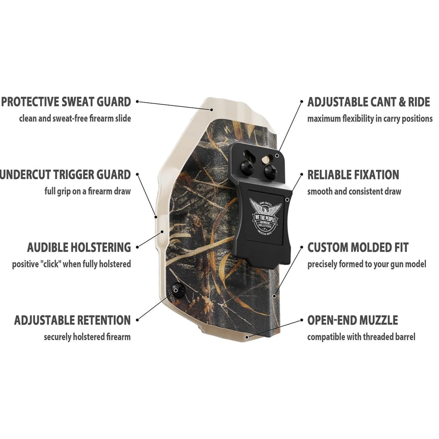 We The People Holsters Realtree MAX-5® Camo IWB Custom Printed Holster Outlet