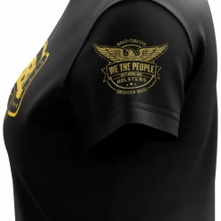 We The People Holsters Rebel Scum Women's Short Sleeve Shirt Black Clearance