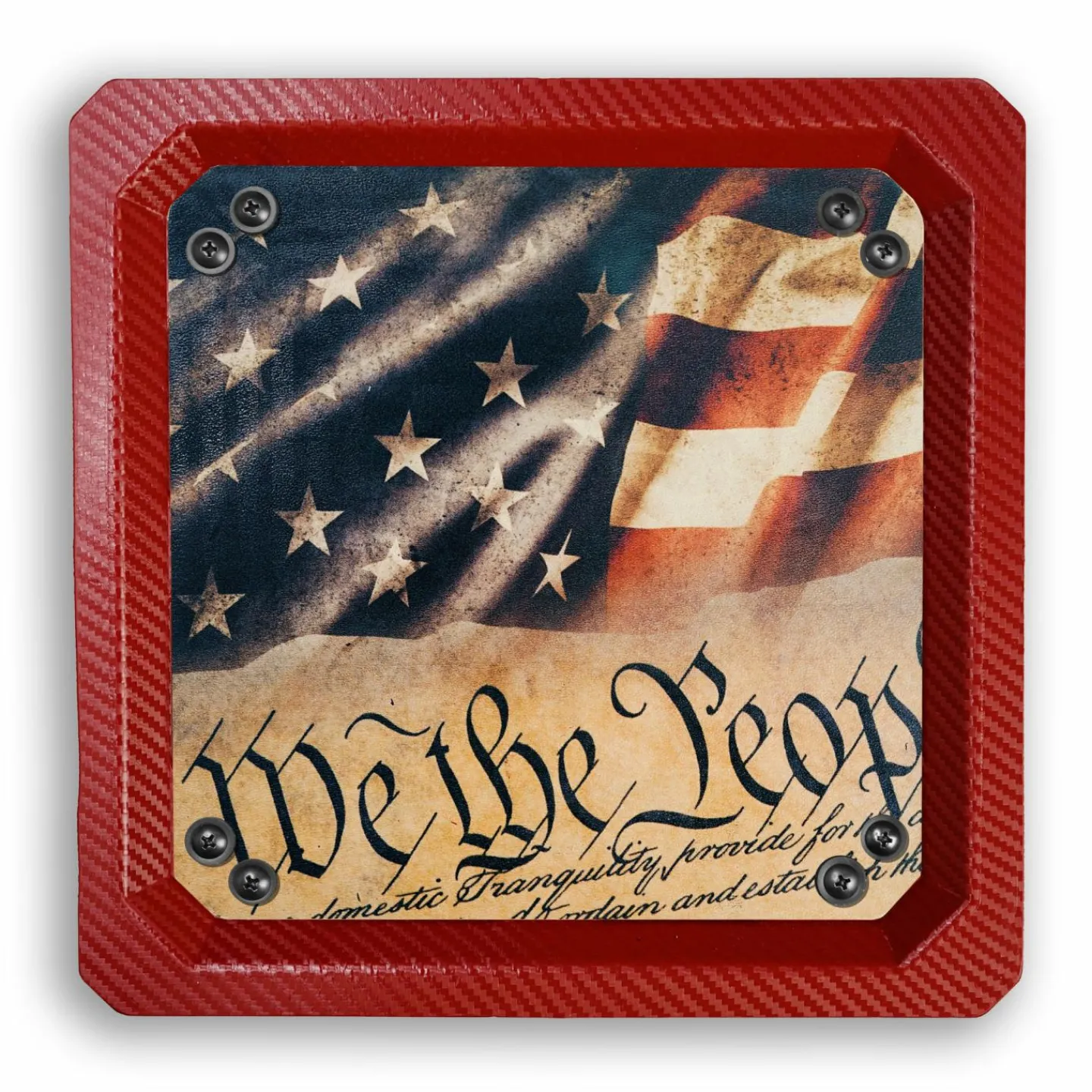 We The People Holsters Red Carbon Fiber EDC Dump Tray