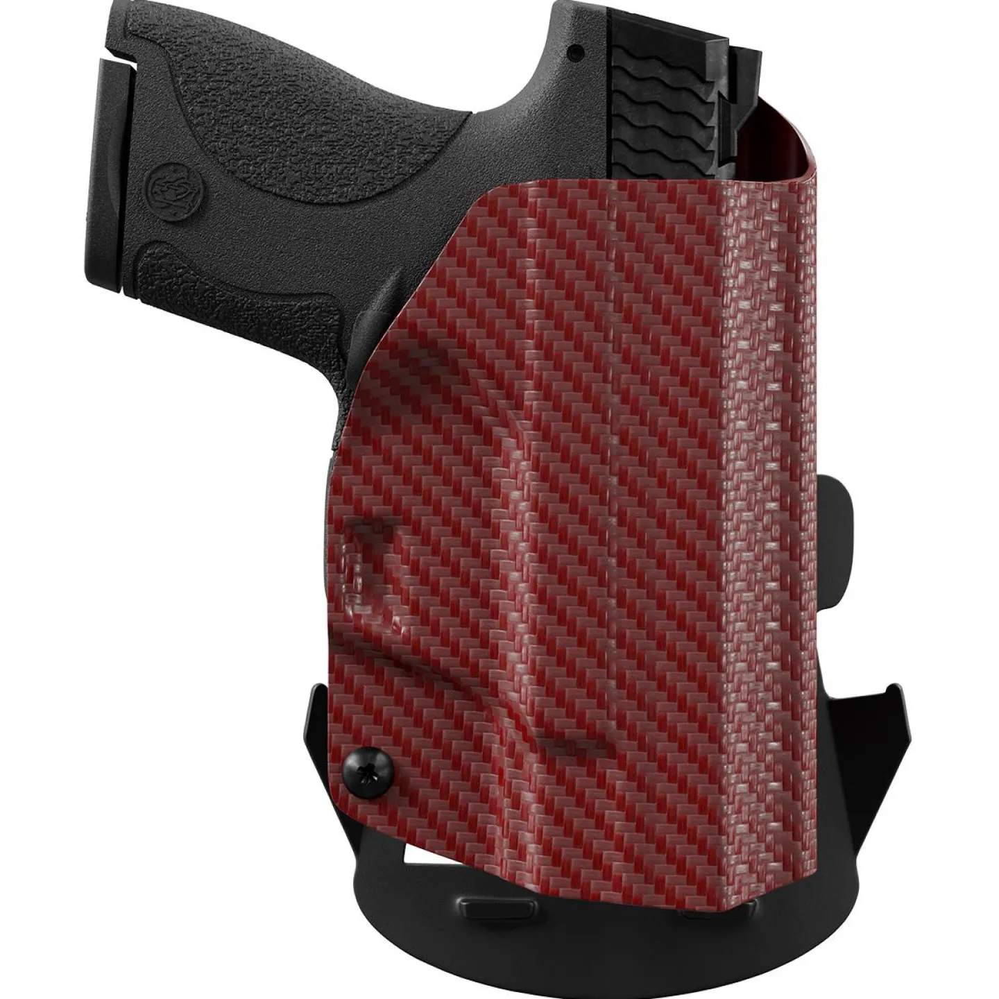 We The People Holsters Red Carbon Fiber Kydex OWB Paddle holster Custom Designed Paddle Outlet