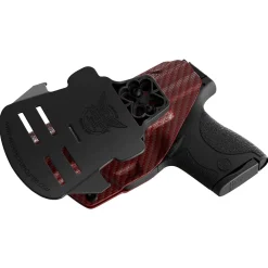 We The People Holsters Red Carbon Fiber Kydex OWB Paddle holster Custom Designed Paddle Outlet