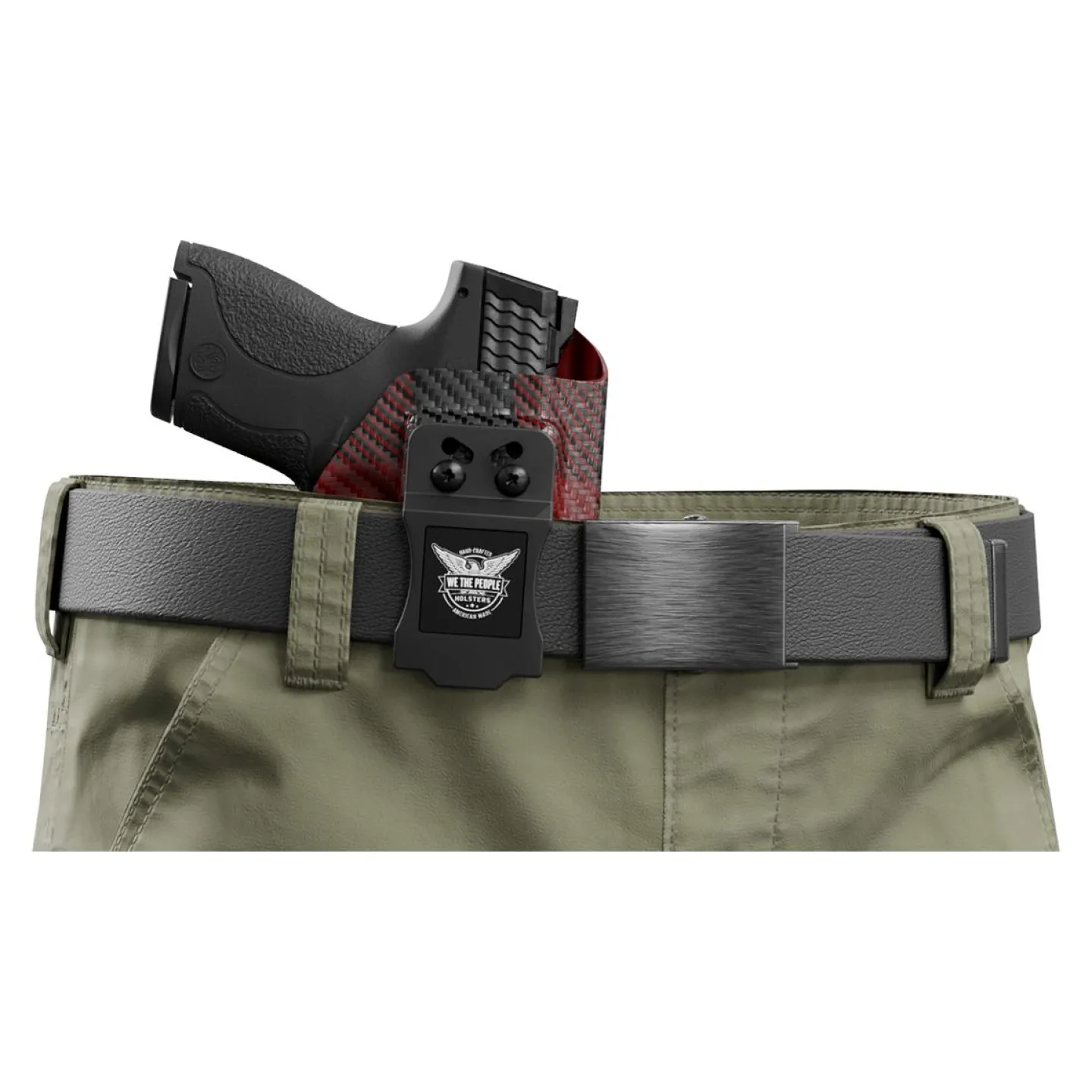 We The People Holsters Red Plaid Custom Printed Holster - IWB Kydex Holster Sale