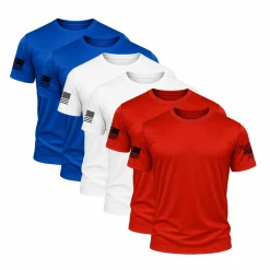 We The People Holsters Red, White, & Blue Performance Shirt Bundle (6 Pack) Multi
