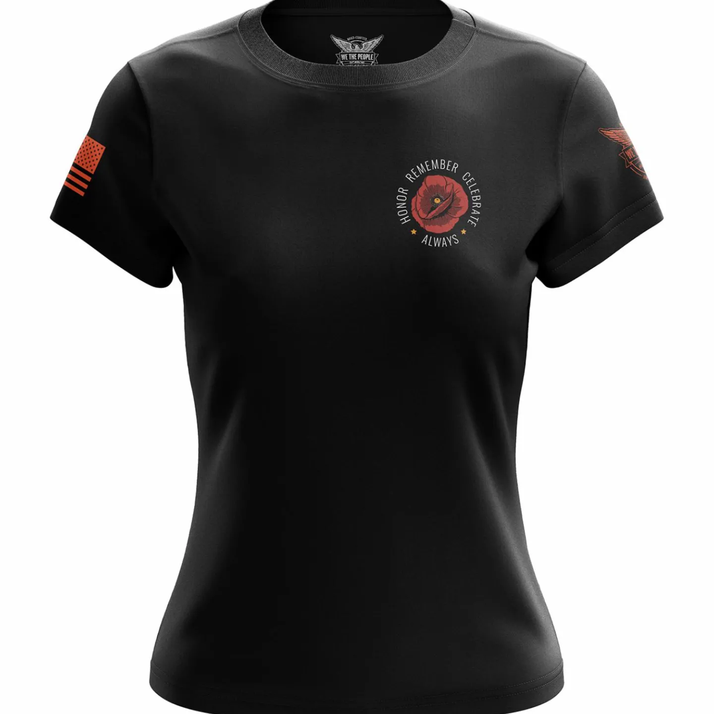 We The People Holsters Remember Always Women's Short Sleeve Shirt Black Sale