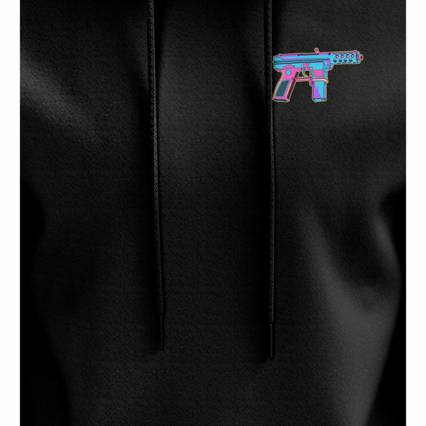 We The People Holsters Retro Wave Tec9 Hoodie Black Best