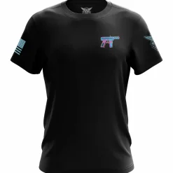 We The People Holsters Retro Wave Tec9 Short Sleeve Shirt Black