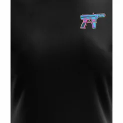 We The People Holsters Retro Wave Tec9 Women's Short Sleeve Shirt Black Outlet