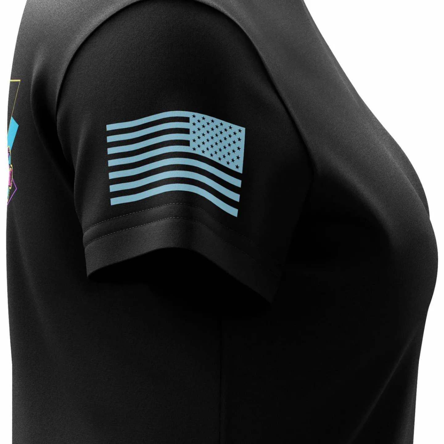 We The People Holsters Retro Wave Tec9 Women's Short Sleeve Shirt Black Outlet