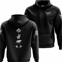 We The People Holsters Right 2 Bear Arms Hoodie Black