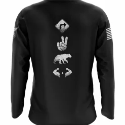 We The People Holsters Right 2 Bear Arms Long Sleeve Shirt Black New