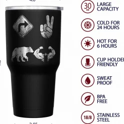 We The People Holsters Right 2 Bear Arms Stainless Steel Tumbler Discount