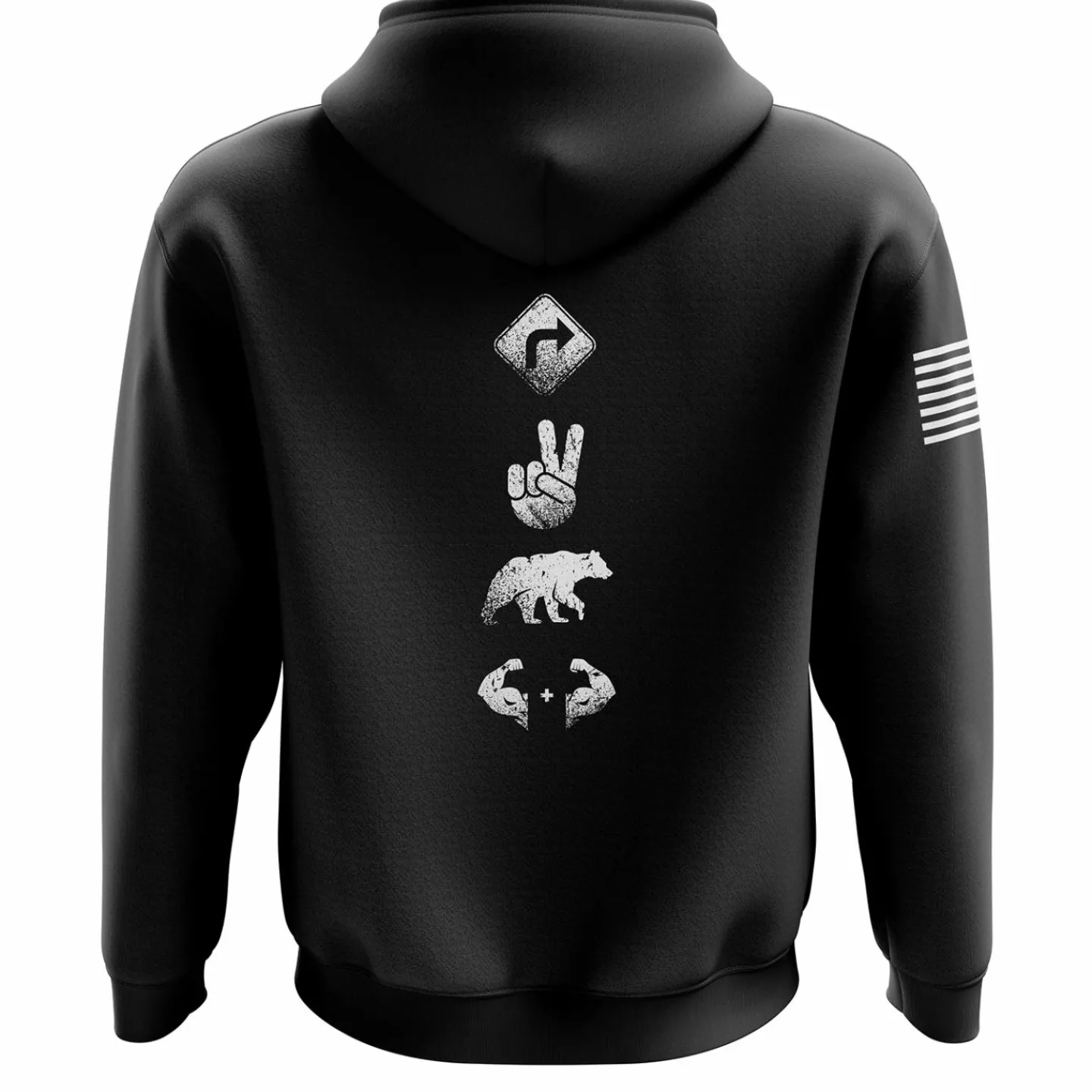 We The People Holsters Right 2 Bear Arms Zip Up Hoodie Black Discount