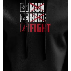 We The People Holsters Run Hide Fight Hoodie Black