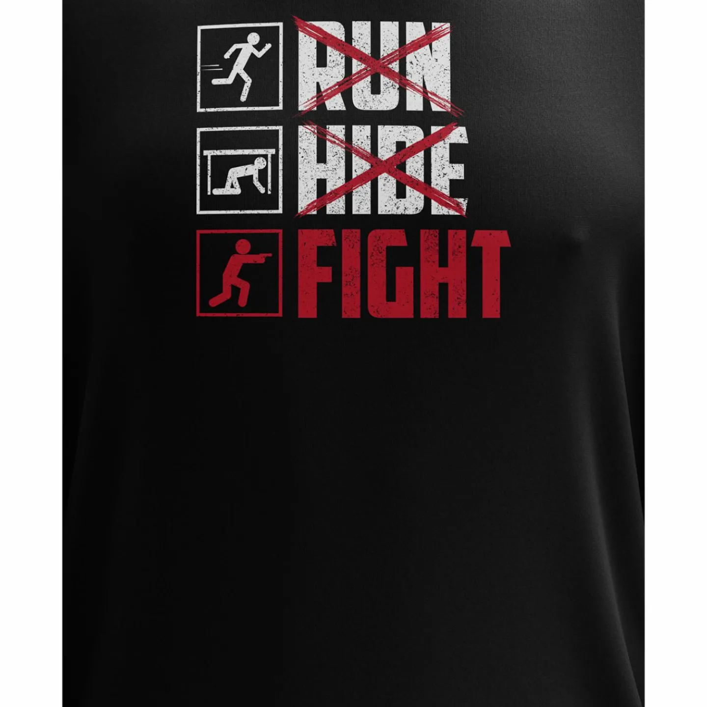 We The People Holsters Run Hide Fight Long Sleeve Shirt Black Hot