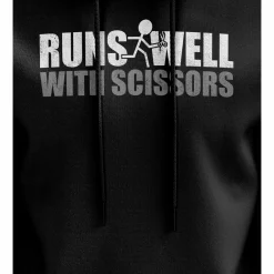 We The People Holsters Runs Well With Scissors Hoodie Black Discount