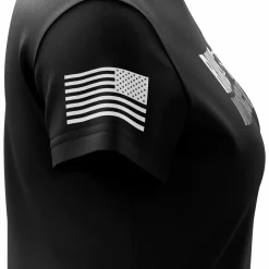 We The People Holsters Runs Well With Scissors Women's Short Sleeve Shirt Black