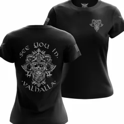 We The People Holsters See You in Valhalla Women's Short Sleeve Shirt Black Outlet