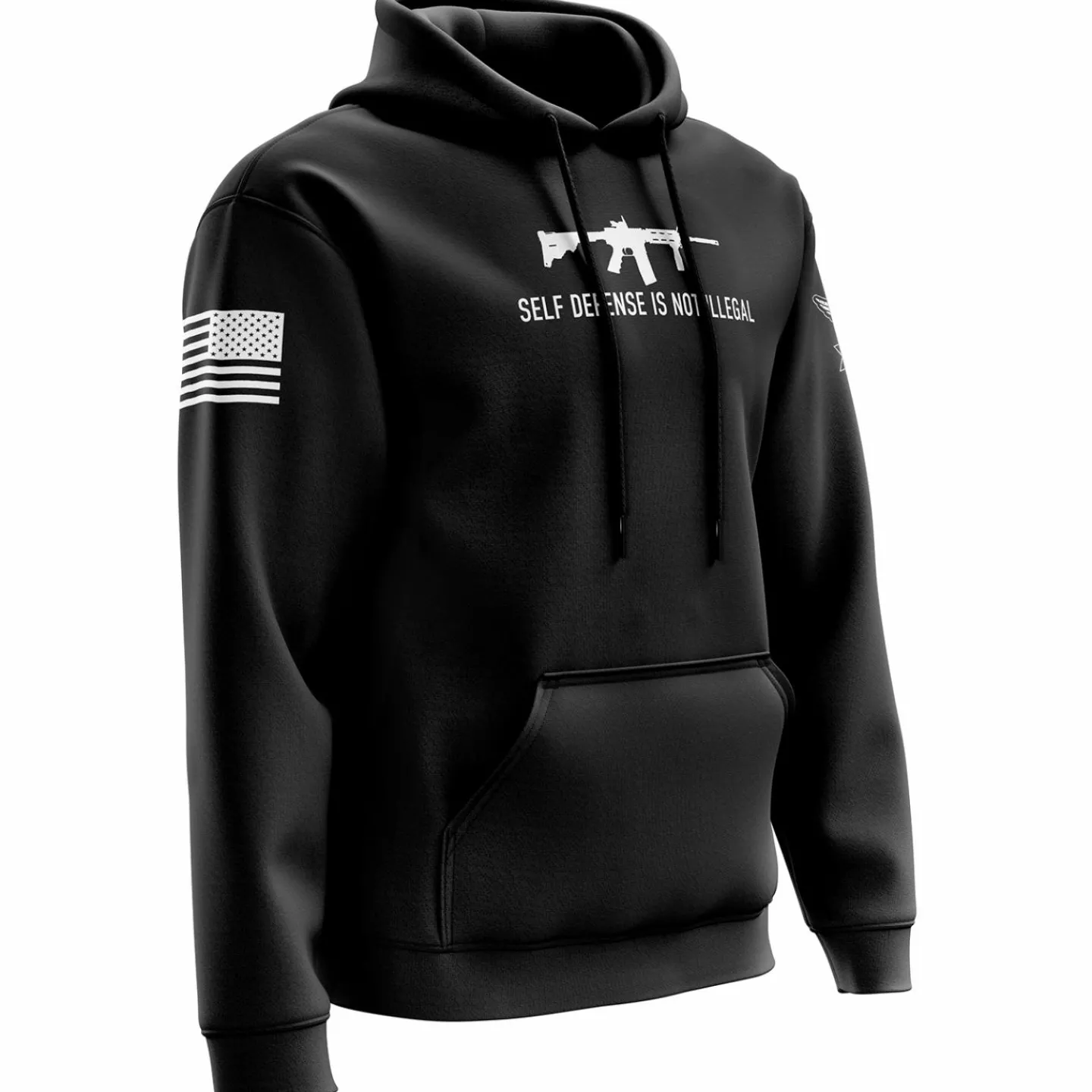 We The People Holsters Self-Defense Hoodie Black