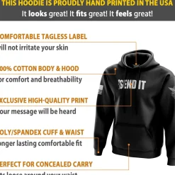 We The People Holsters Send It Hoodie Black Discount