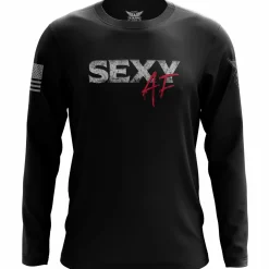 We The People Holsters Sexy AF Long Sleeve Shirt Black Discount