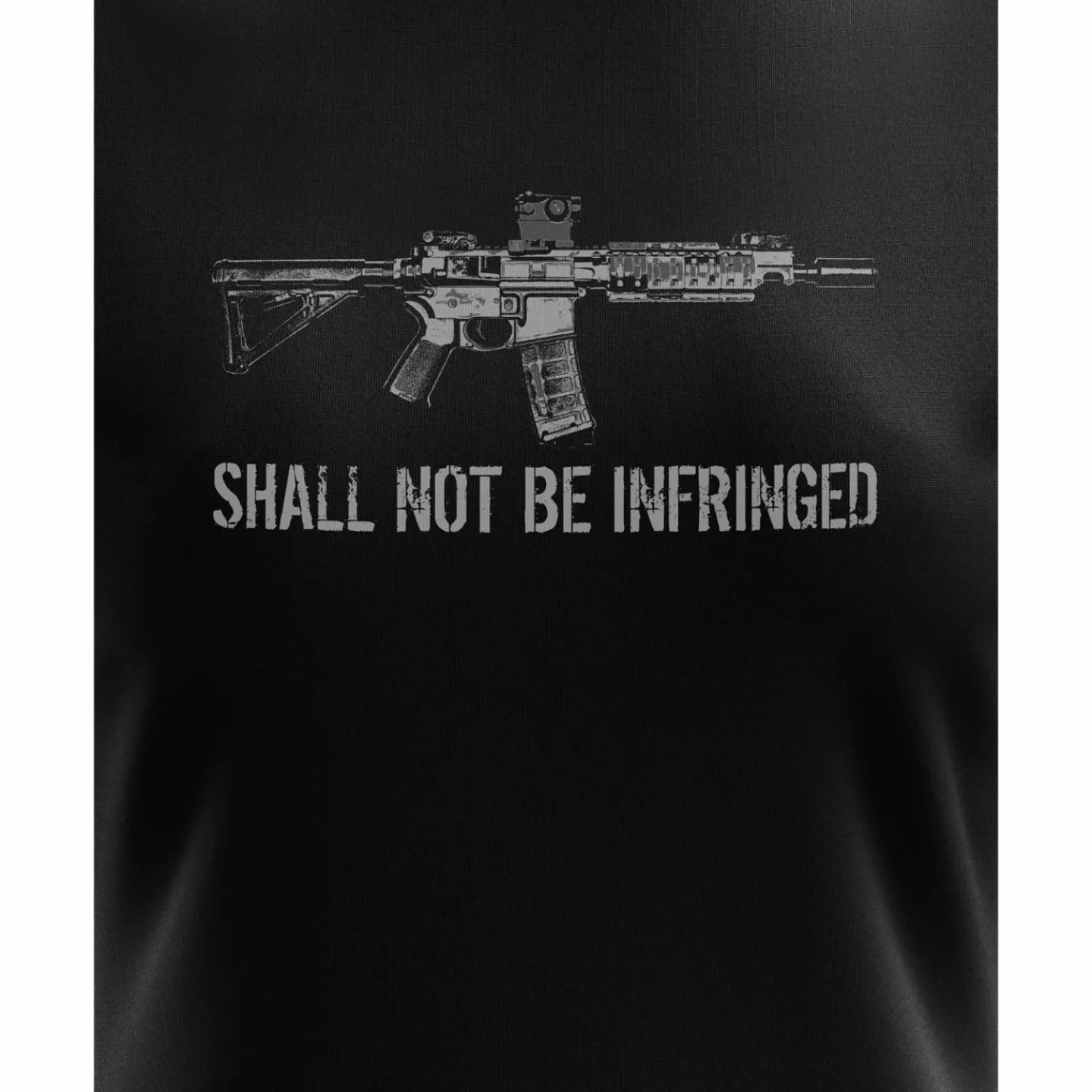 We The People Holsters Shall Not be Infringed Women's Short Sleeve Shirt Black