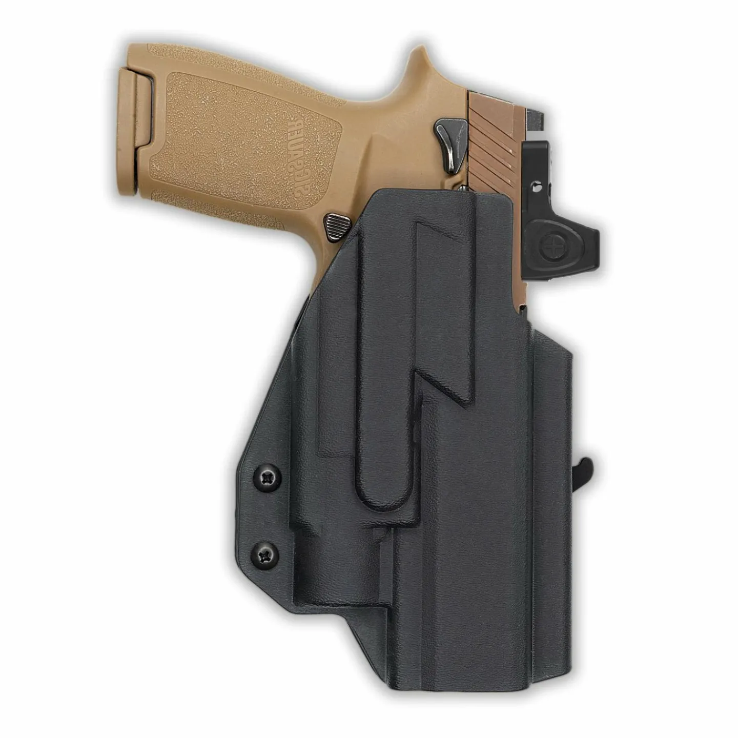 We The People Holsters Sig Sauer P320 Full Size Manual Safety with Streamlight TLR-3 Light Red Dot Optic Cut OWB Holster Outlet