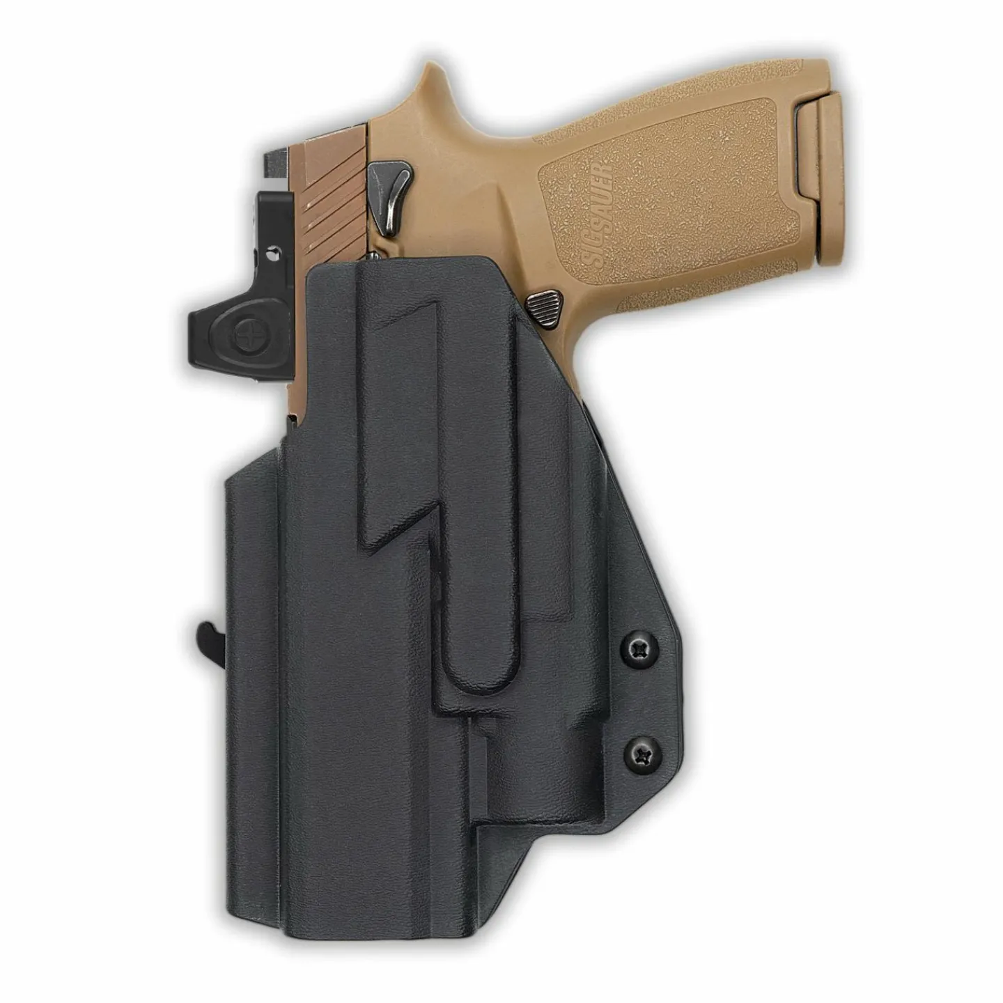 We The People Holsters Sig Sauer P320 Full Size Manual Safety with Streamlight TLR-3 Light Red Dot Optic Cut OWB Holster Outlet