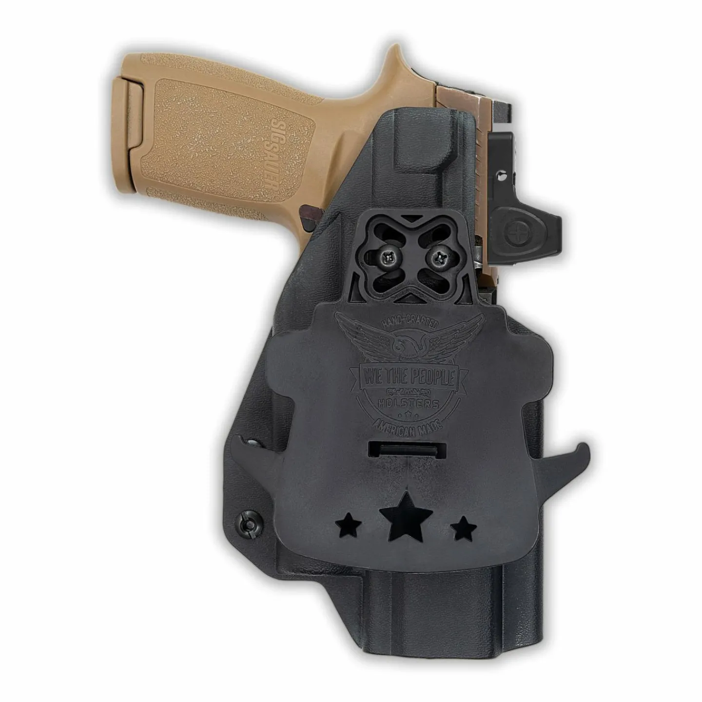We The People Holsters Sig Sauer P320 Full Size Manual Safety with Streamlight TLR-3 Light Red Dot Optic Cut OWB Holster Outlet