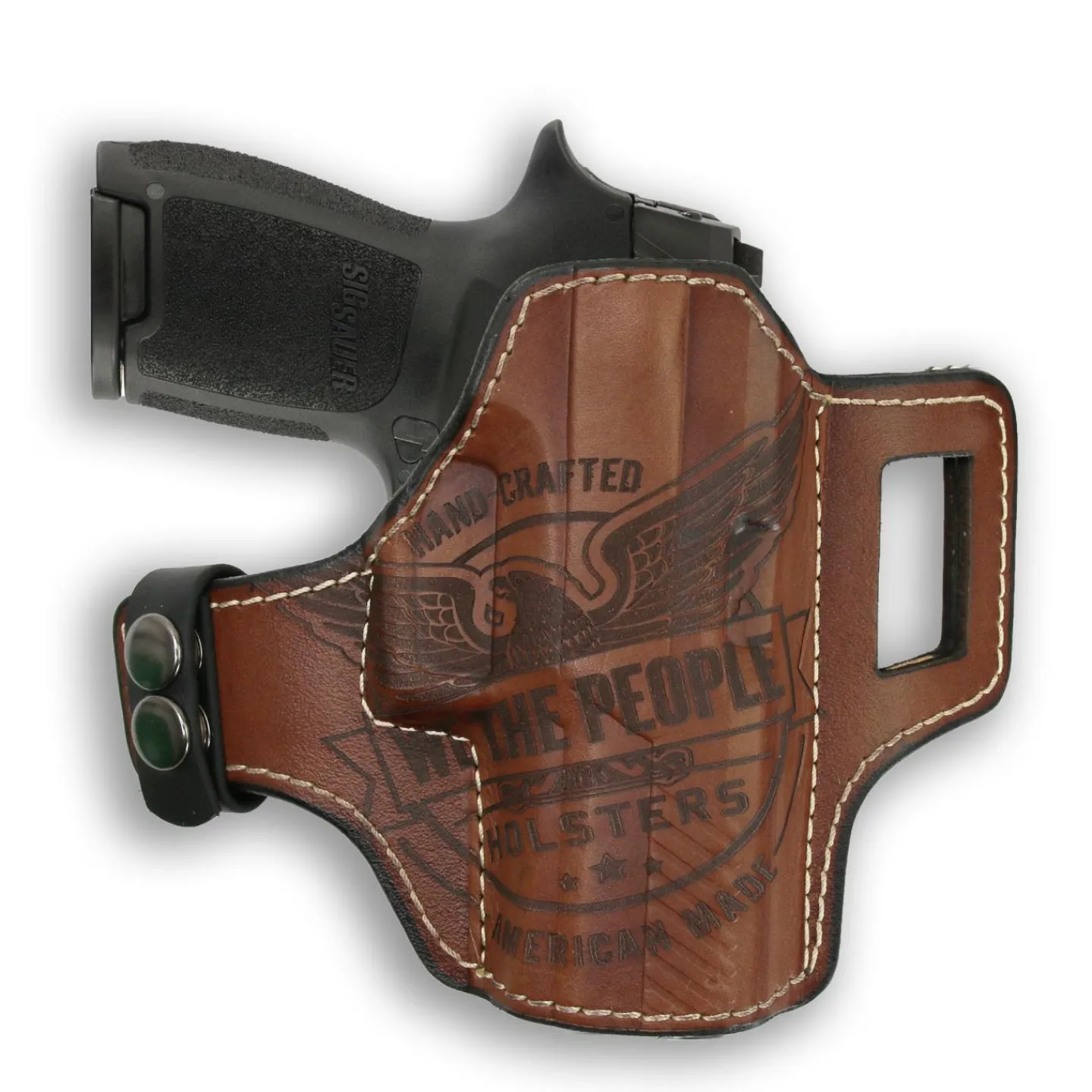 We The People Holsters Sig Sauer P320C Independence Leather OWB Holster Hot