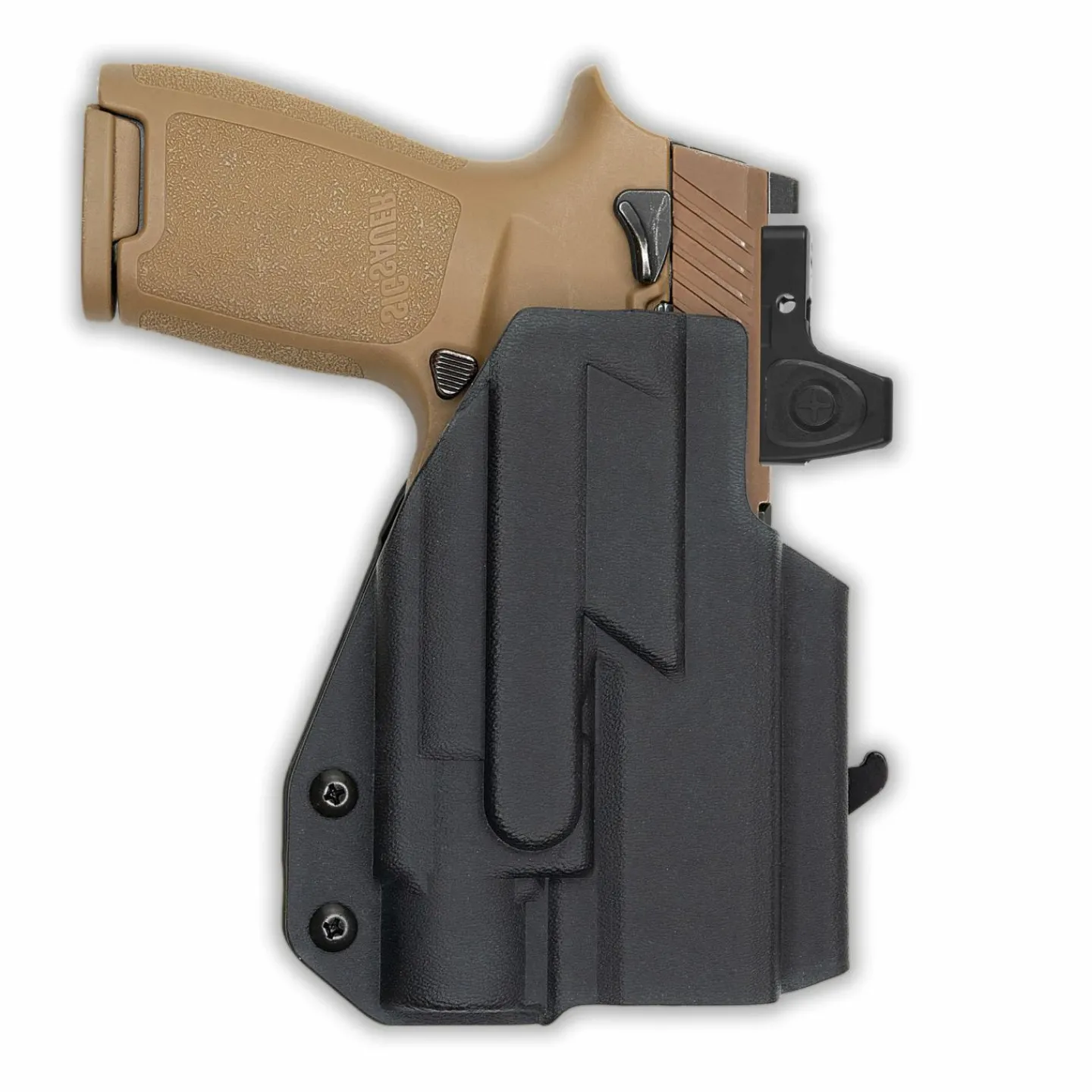 We The People Holsters Sig Sauer P320C 9mm/.40SW Manual Safety with Streamlight TLR-3 Light Red Dot Optic Cut OWB Holster