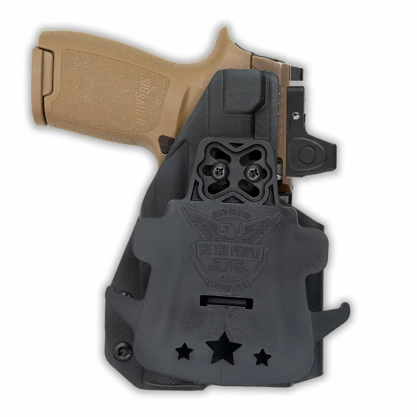 We The People Holsters Sig Sauer P320C 9mm/.40SW Manual Safety with Streamlight TLR-3 Light Red Dot Optic Cut OWB Holster