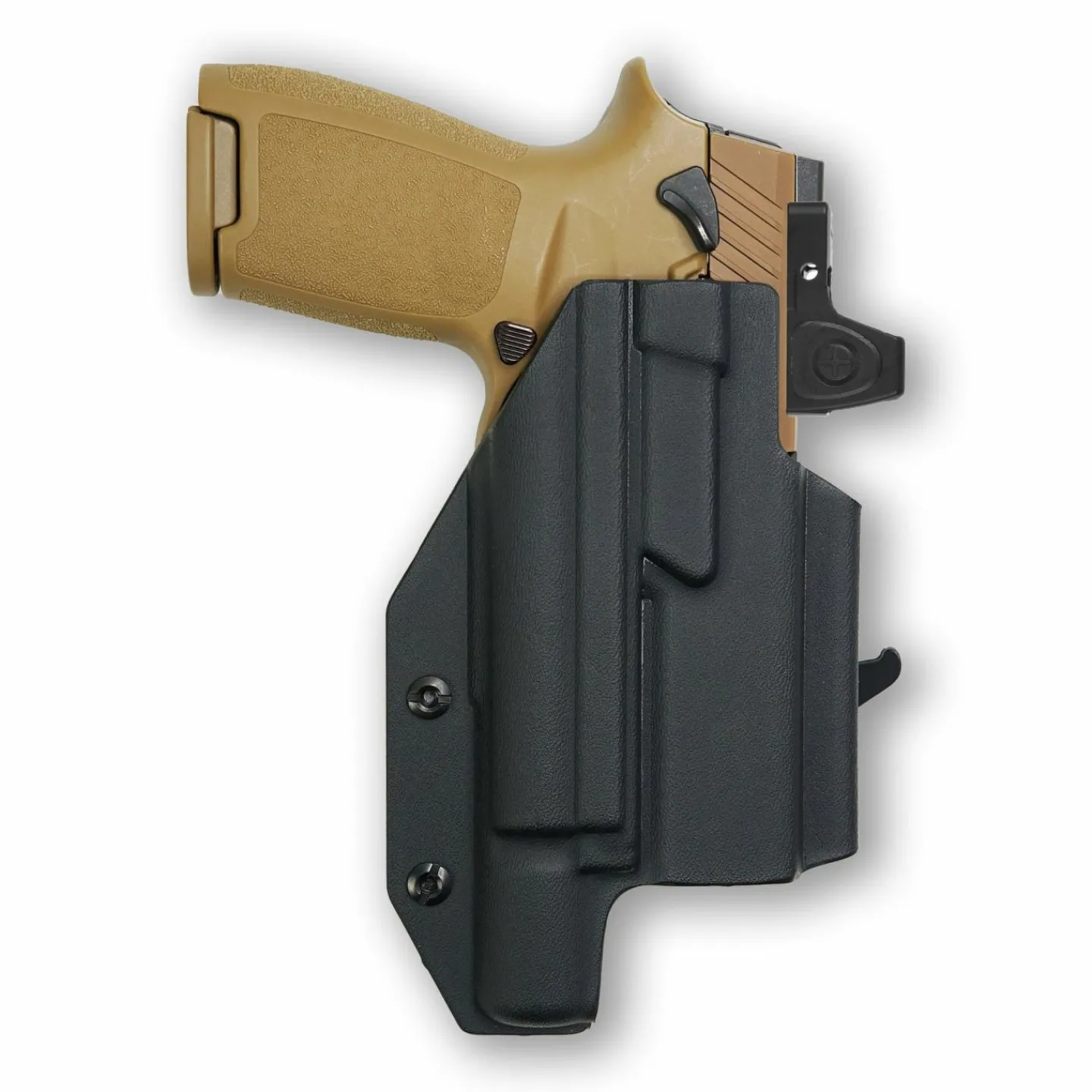 We The People Holsters Sig Sauer P320C 9MM/.40SW with Surefire X300U-A Light Red Dot Optic Cut OWB Holster Best