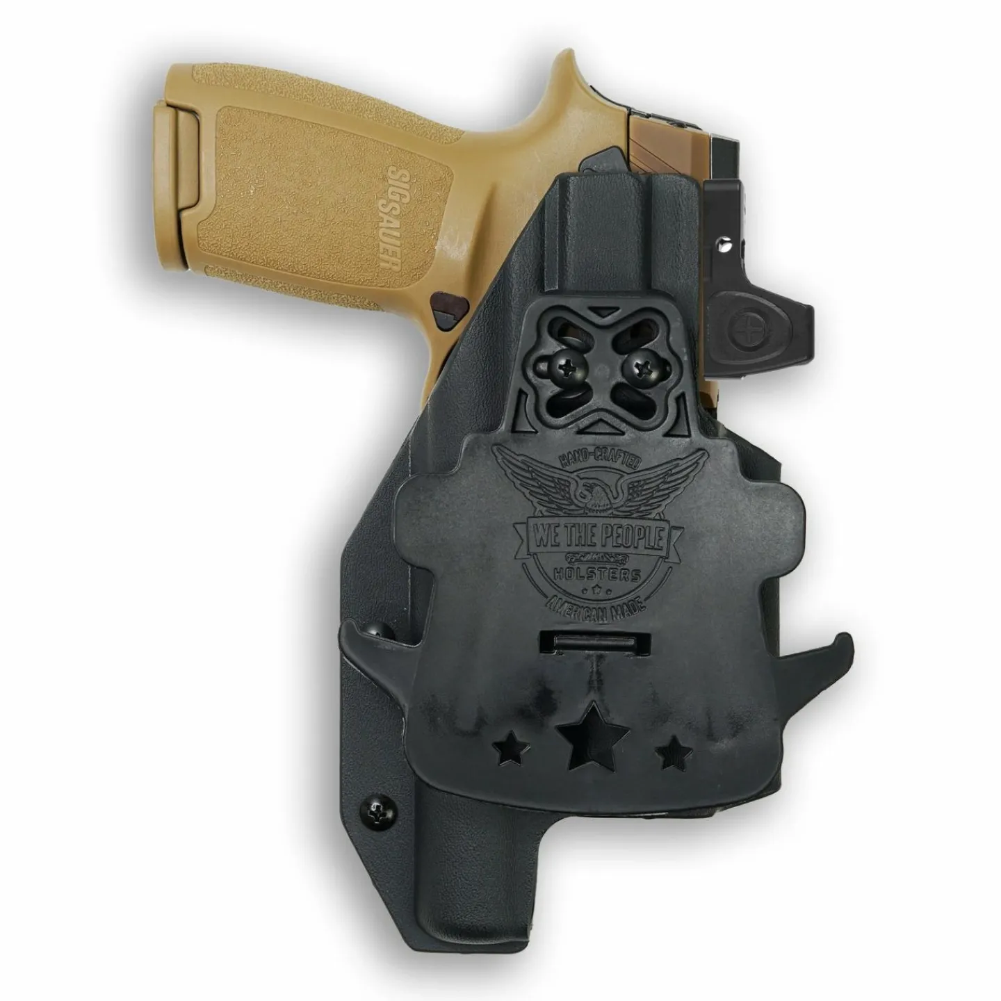 We The People Holsters Sig Sauer P320C 9MM/.40SW with Surefire X300U-A Light Red Dot Optic Cut OWB Holster Best
