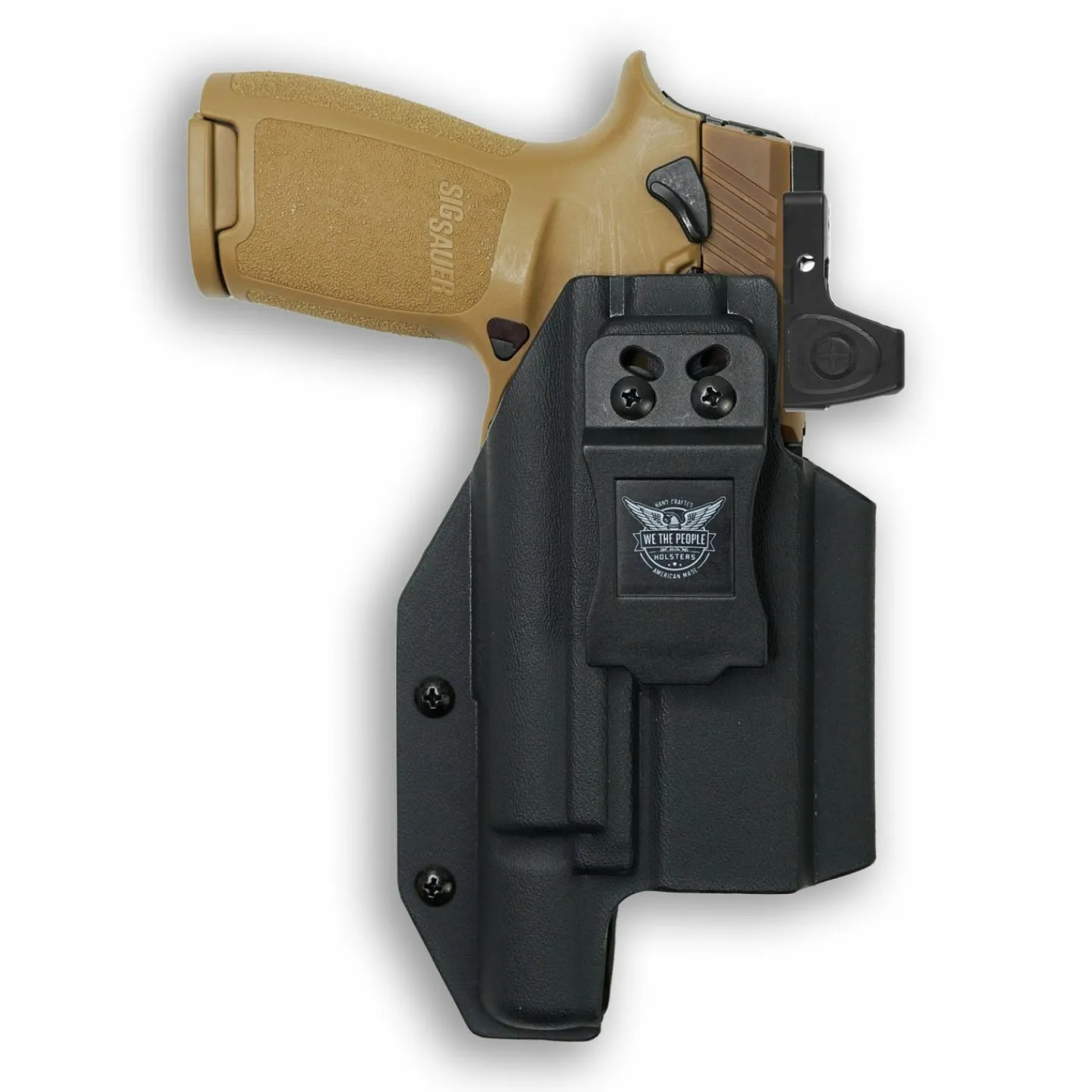 We The People Holsters Sig Sauer P320C 9MM/.40SW with Surefire X300U-A Light Red Dot Optic Cut IWB Holster Online