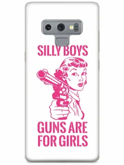 We The People Holsters Silly Boys, Guns are for Girls - Pink Text Case Hot