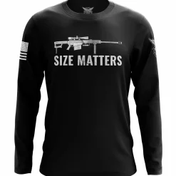 We The People Holsters Size Matters Long Sleeve Shirt Black Sale