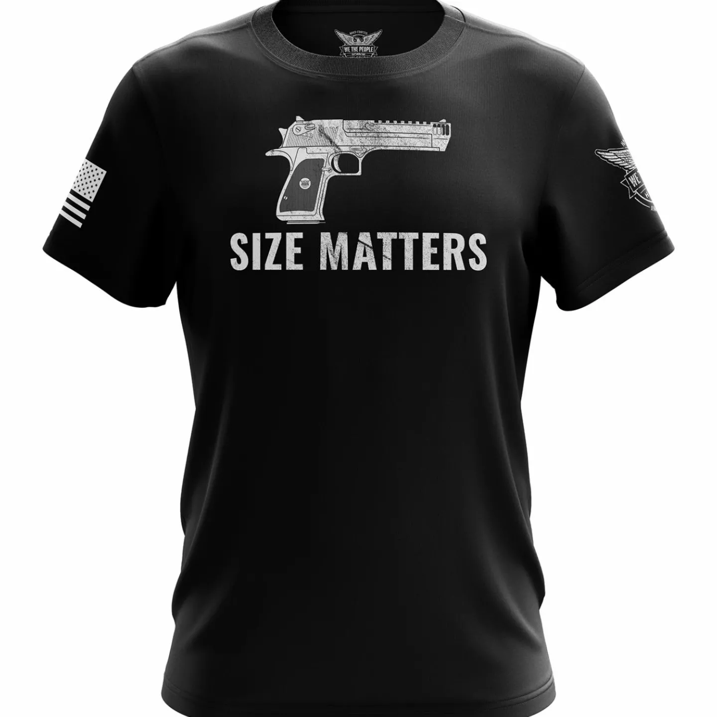 We The People Holsters Size Matters V2 Short Sleeve Shirt Black