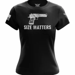 We The People Holsters Size Matters V2 Women's Short Sleeve Shirt Black Hot