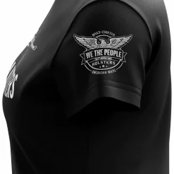 We The People Holsters Size Matters Women's Short Sleeve Shirt Black Clearance