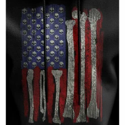 We The People Holsters Skull Flag Hoodie Black Best