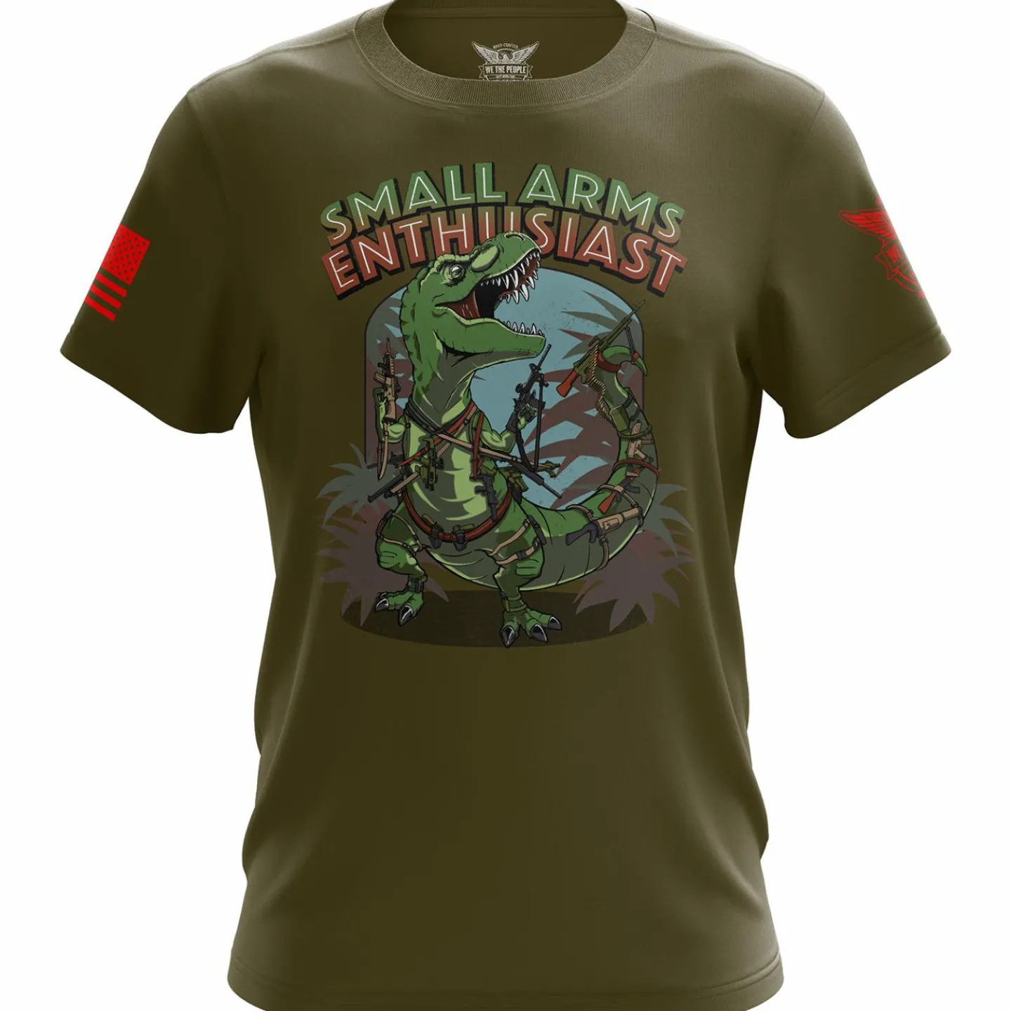 We The People Holsters Small Arms Enthusiast Short Sleeve Shirt Olive New