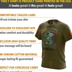 We The People Holsters Small Arms Enthusiast Short Sleeve Shirt Olive New