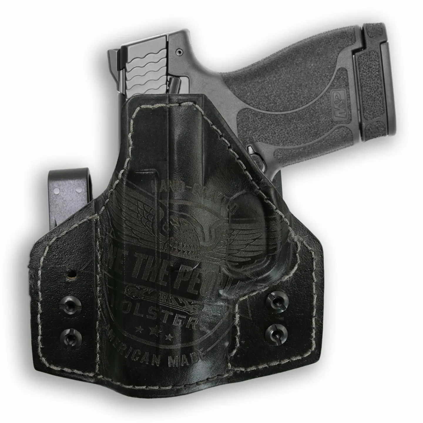We The People Holsters Smith & Wesson M&P Shield / M2.0 / Plus 9mm/.40/30 Super Carry Independence Leather IWB Holster Discount